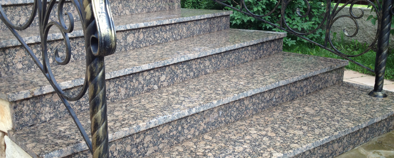 Marble and granite for stairs