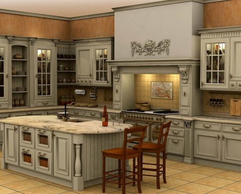 Vintage kitchens — elegance and nostalgia